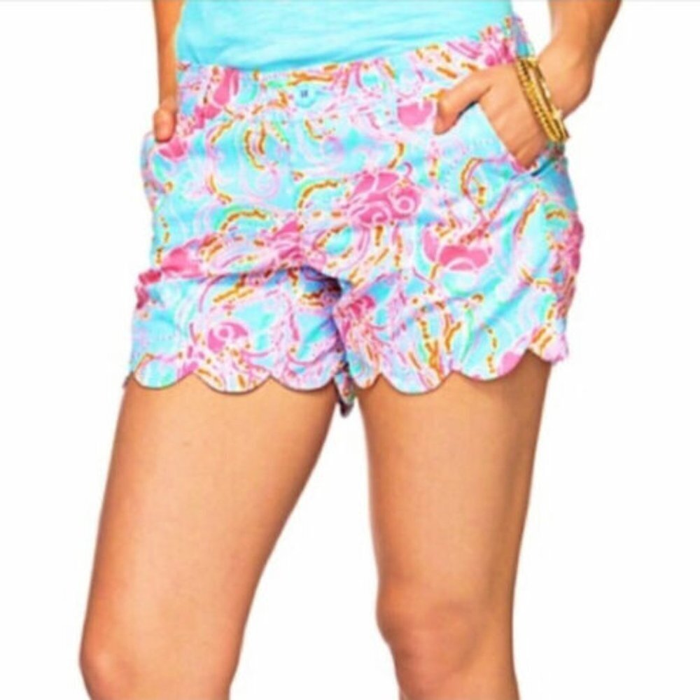 LILLY Pulitzer The Buttercup Shorts in Jellies Be‎ Jammin Size 0